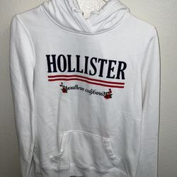 Hollister- White Hoodie 