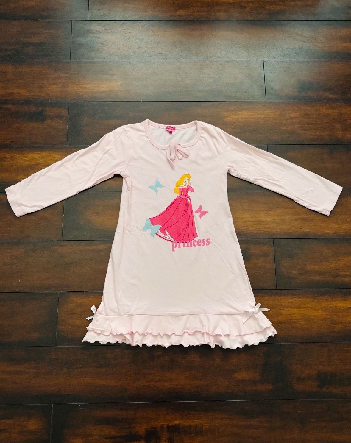 Baby Girl Clothes Little Girls Disney Princess Nightgown Night Shirt Pajama Size 6T-7T