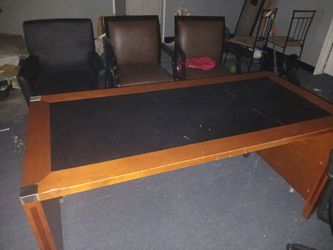 Desk Table And Chairs