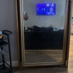 Antique gold Mirror