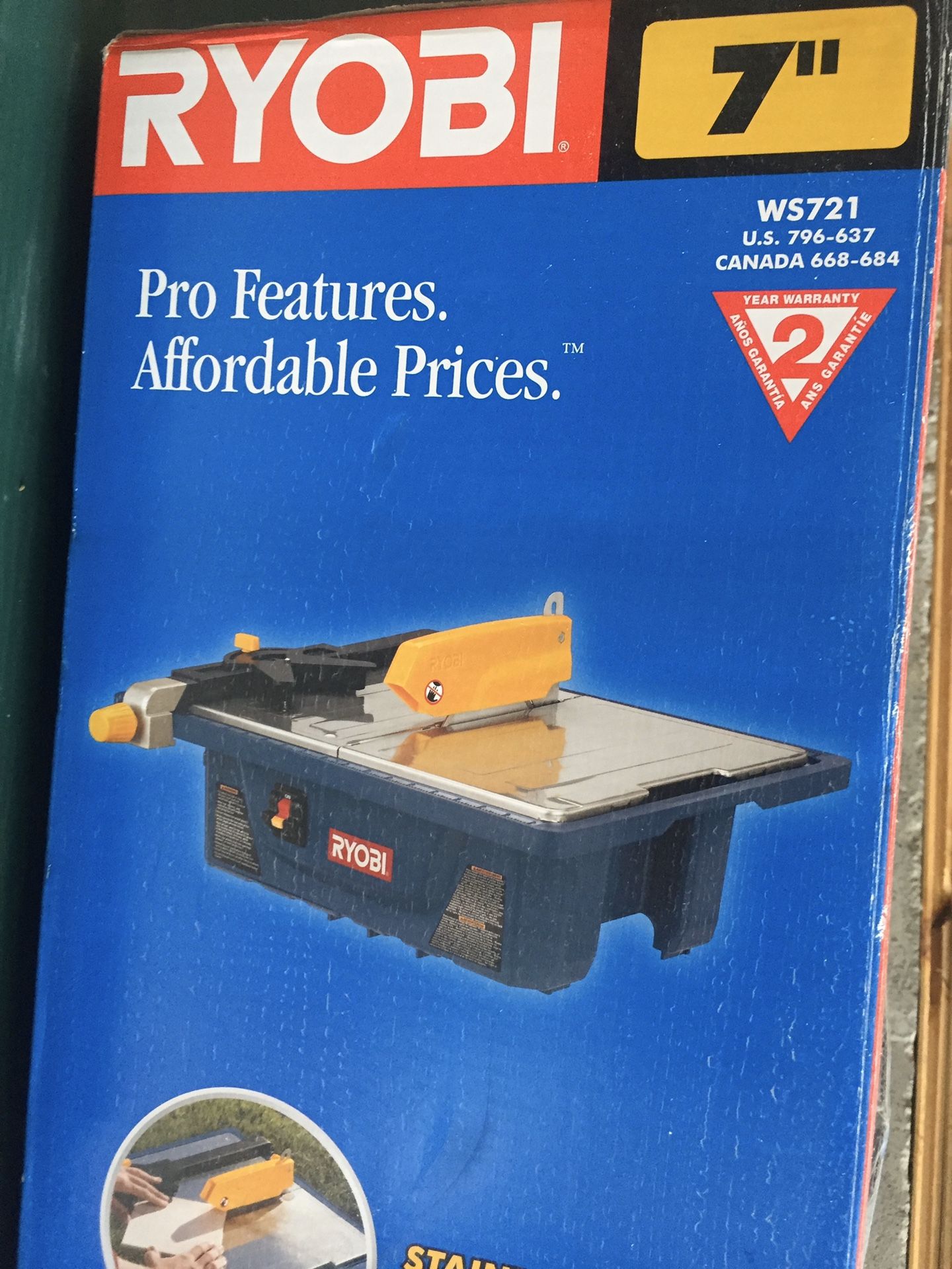 Ryobi 7 Tabletop Wet Tile Saw BRAND NEW for Sale in The Bronx NY OfferUp
