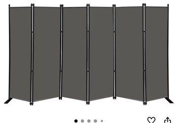 6 panel folding privacy screen