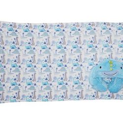 Dinosaur Kids Animal Hooded Travel Pillow With Blanket