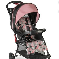 Kolcraft Cloud Sport Girl Lightweight Stroller for Child/Toddler, Coral