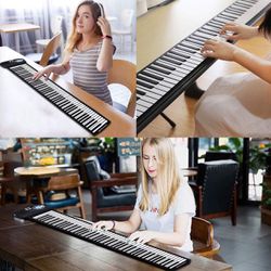 Honey Joy Hand Roll Up PIANO Electronic Roll Up Silicone Rechargeable New 