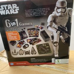 New Star Wars 6 In 1 Games Ages 6+