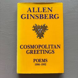 Allen Ginsberg Cosmopolitan Greetings Poems Book