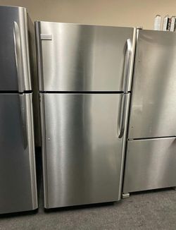 Frigidaire Top Mount Stainless Steel Fridge