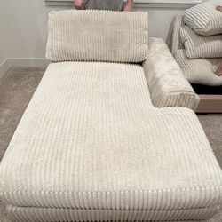 White Couch ‘L ‘ Shaped From Ashley’s 