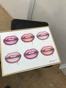 Lips Art decor