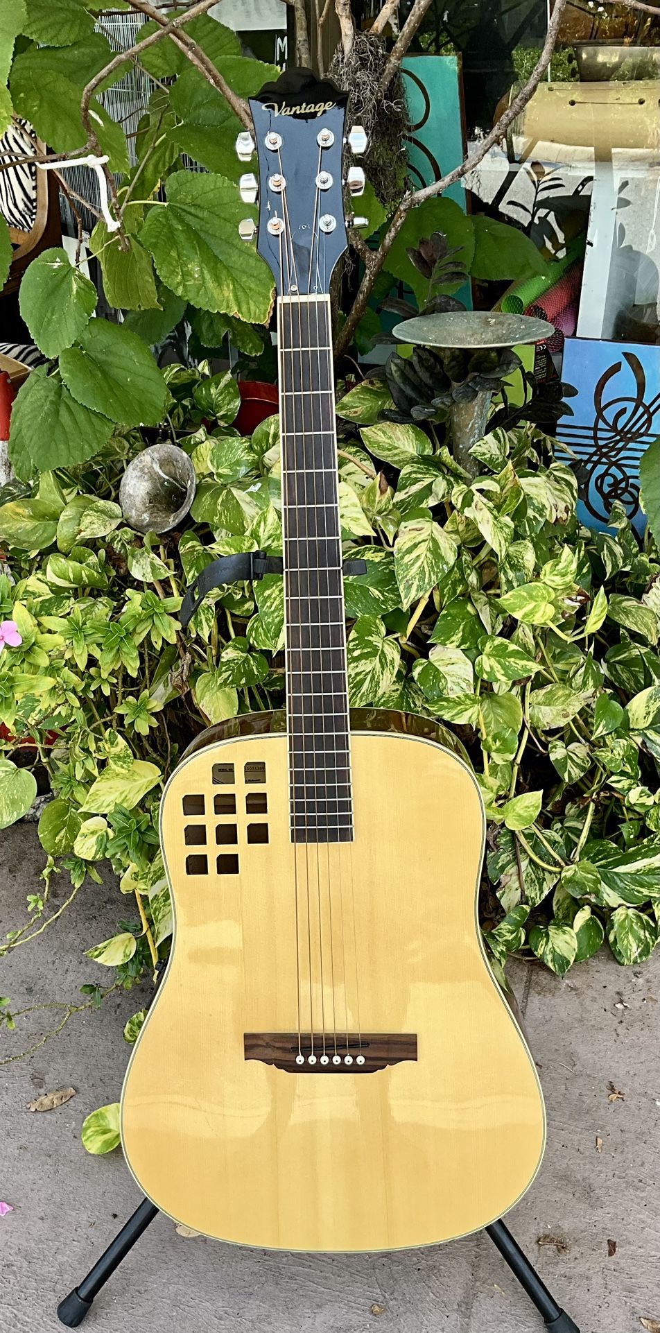 Vantage Dreadnought Acoustic Electric Guitar