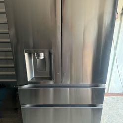 Samsung four-Door Refrigerators, Stainless Steel Fingerprint Resist
