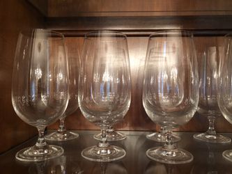 Crate and Barrel water glasses set