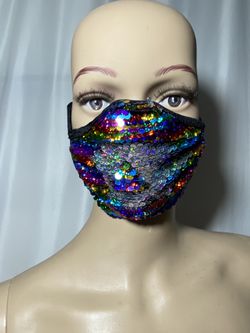 Sequins Face Mask Adults