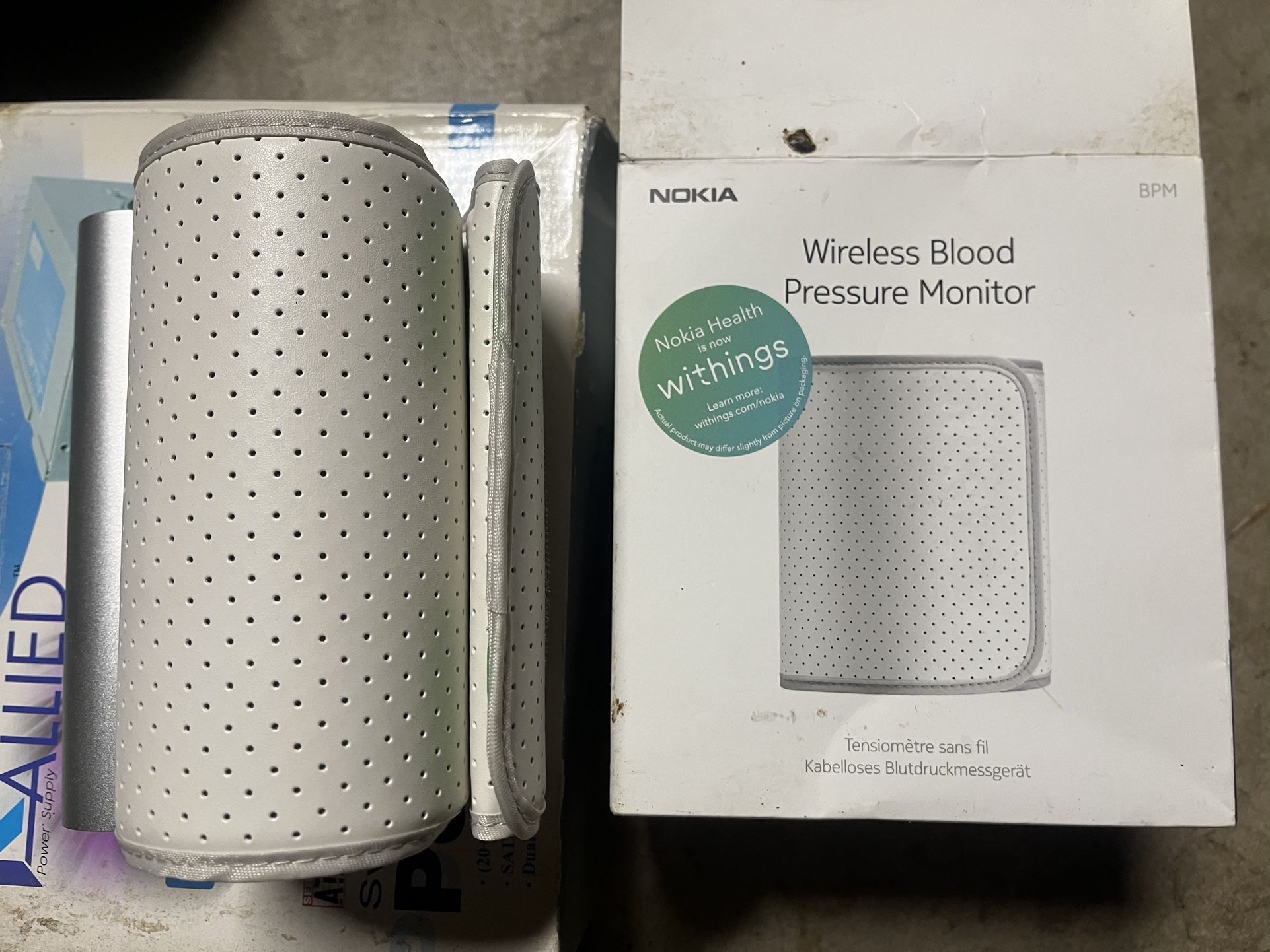 New Nokia Wireless Blood Pressure Monitor Bpm + With Bluetooth Bp801 Bp-801