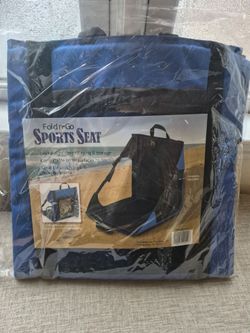 Set of 2 Folding Beach / Stadium Seats – Portable & Padded