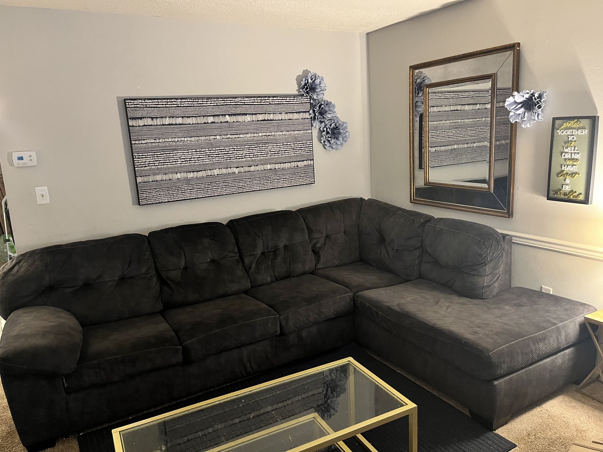 Dark Grey Sectional