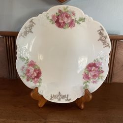 Antique Bavarian  Hertel & Jacob Collectible Plate