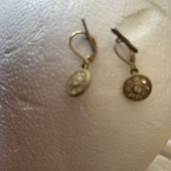 Monet Hoop Earrings crystal diamond hoops accessory y2k vintage Unisex 