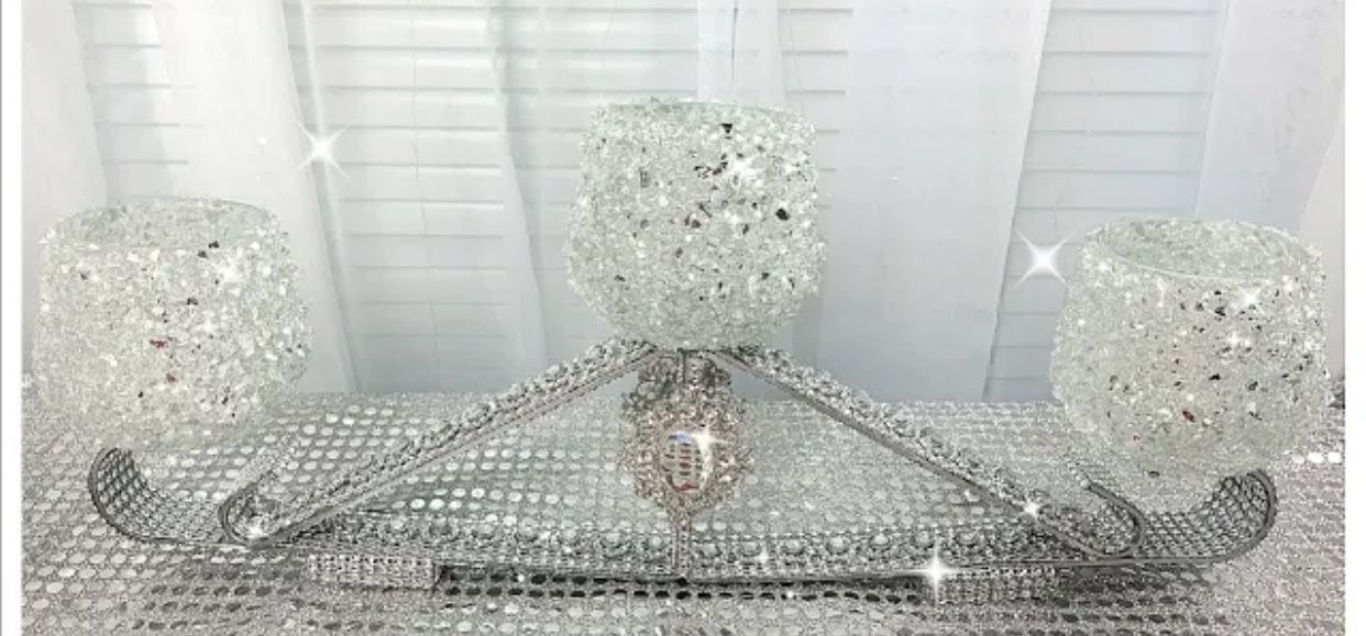 Glam candle holders