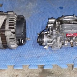 Edelbrock Carb And Alternator
