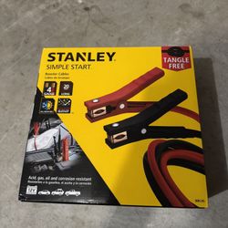 Stanley simple start booster Cables (4 Gauge) 20 Feet