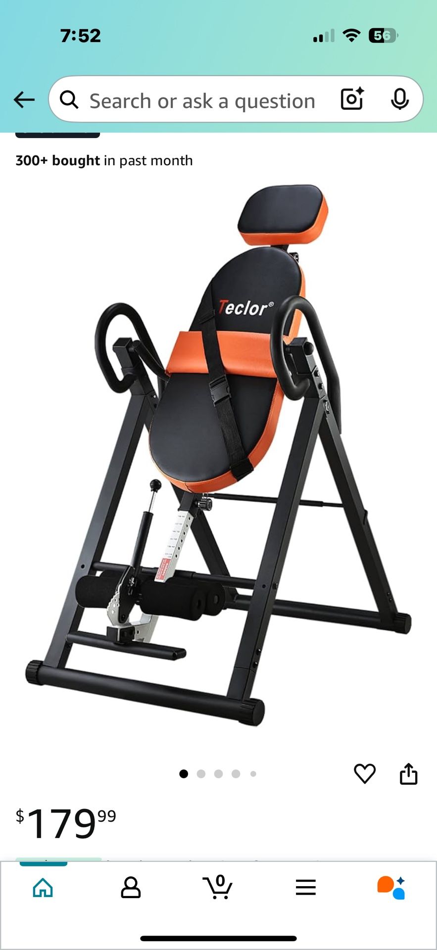 Teclor Inversion Table For Back Pain