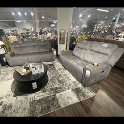 Reclining Sofa Set For Sale-Great Condition