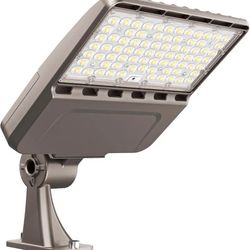 200W LED Parking Lot Lights 5000K Street Shoebox Pole Lights Waterproof 28000LM Super Bright Dusk to Dawn Outdoor Commercial Area Flood Security Light
