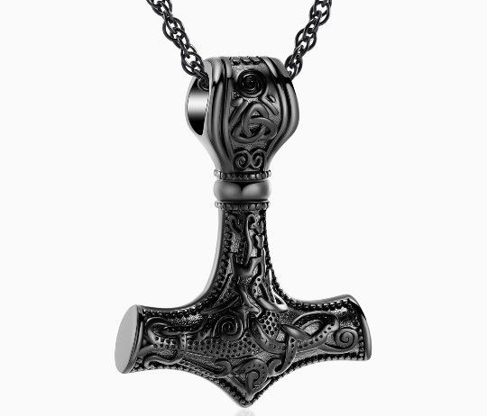 Thor Hammer Cremation Jewelry