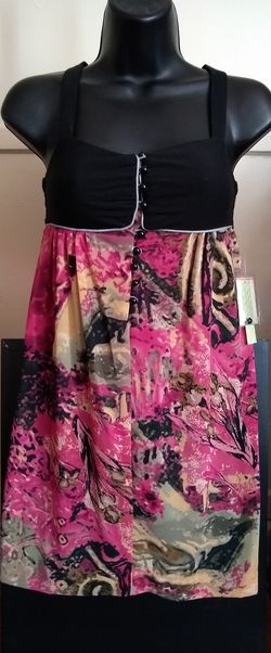 New summer tunic dress size small