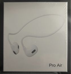 NEW Sealed Pro Air Open Ear Wireless Bluetooth Headphones open-ear audio lightweight wrap-around neckband White The Pro Air Open Ear Wireless Bluetoot