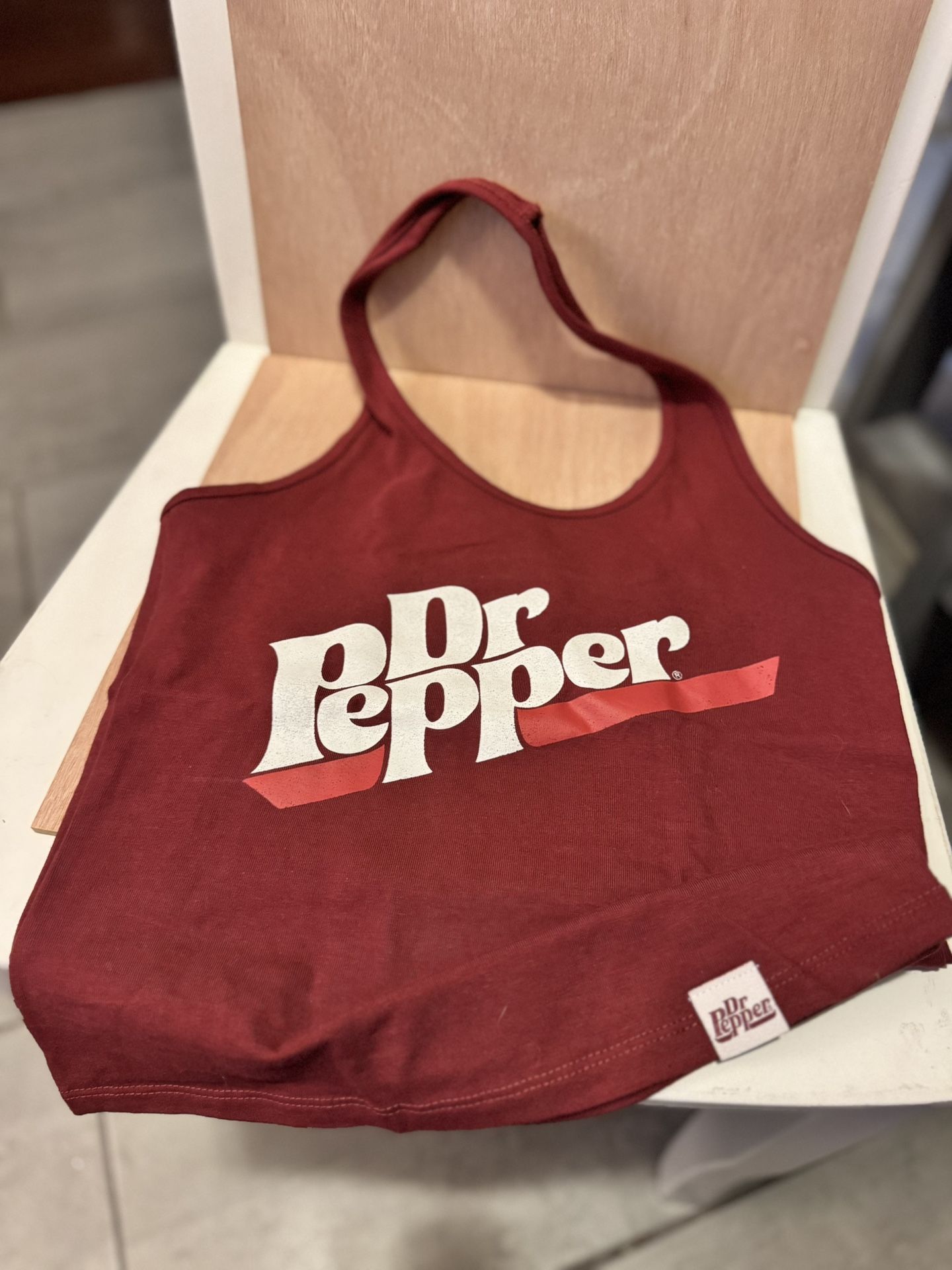 Dr Pepper Halter Top Size Small, NEW with Tags
