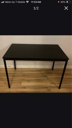 Black IKEA Table