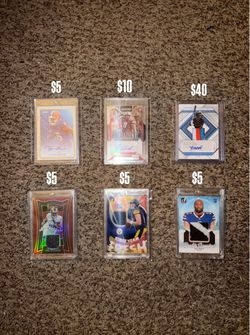 Sports card lot autos, patches, numbered