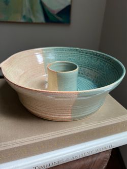 Handcrafted Detailed Serving Dish ( firm on price )