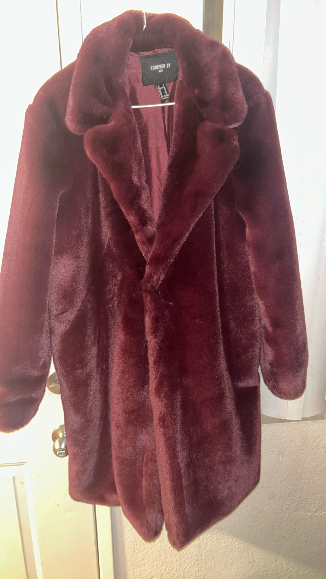 Mens Faux Fur Coat