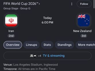 Iran Vs New Zeland WC SOFI