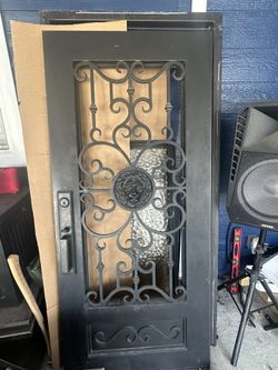 Lion Iron Door