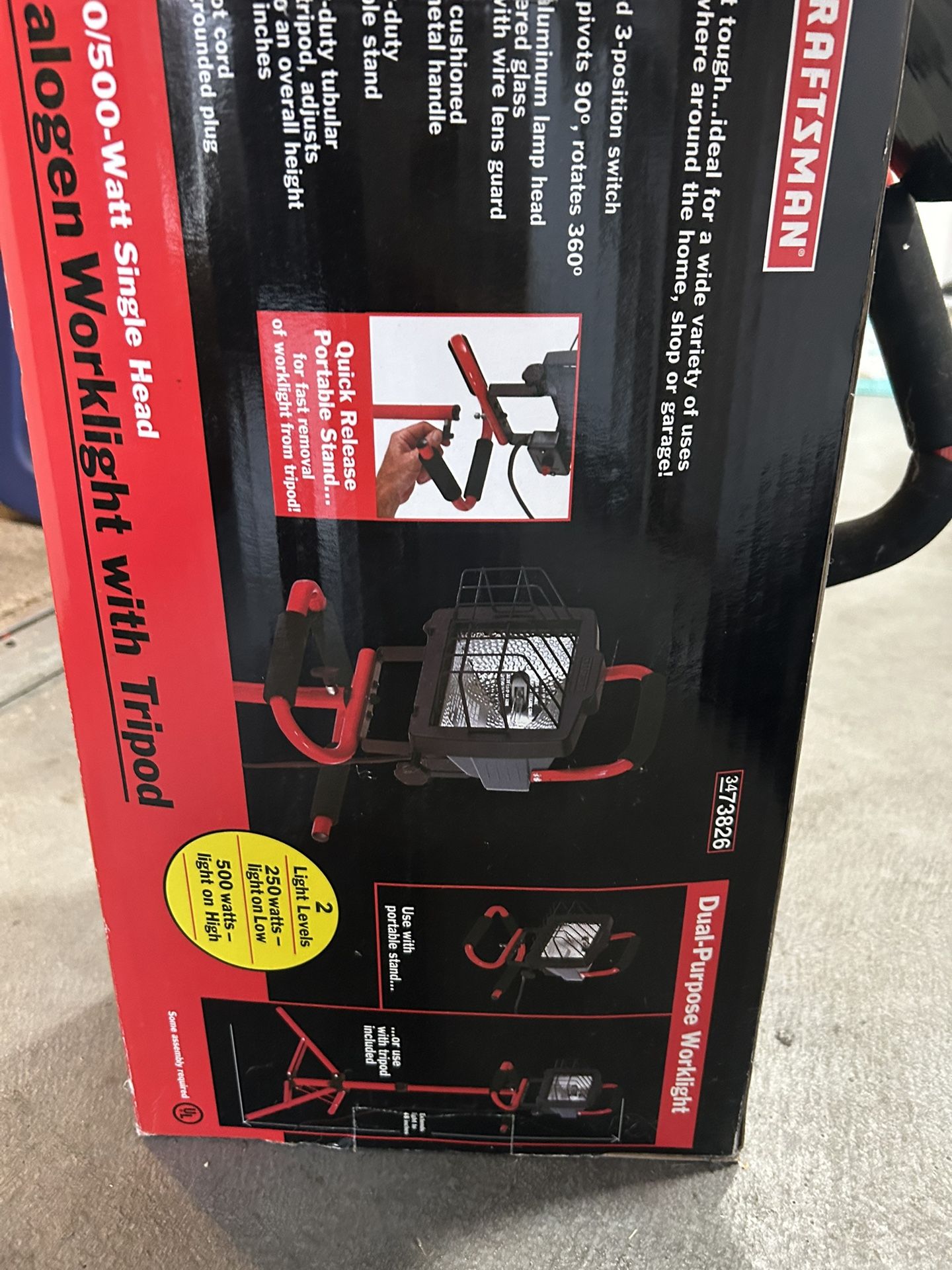 Craftsman Halogen Work Lite