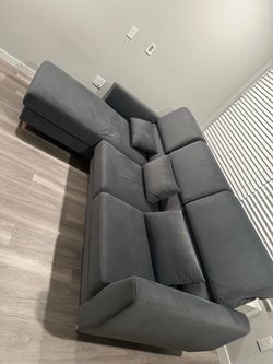 Slatorp Ikea sofa with chaise