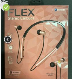 Tzumi Stereo Flex Neckband Bluetooth Headset great Sound w/Microphone.