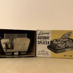 Vintage Hollywood Automat Stainless steel Splicer in Original Box 8MM 16MM  