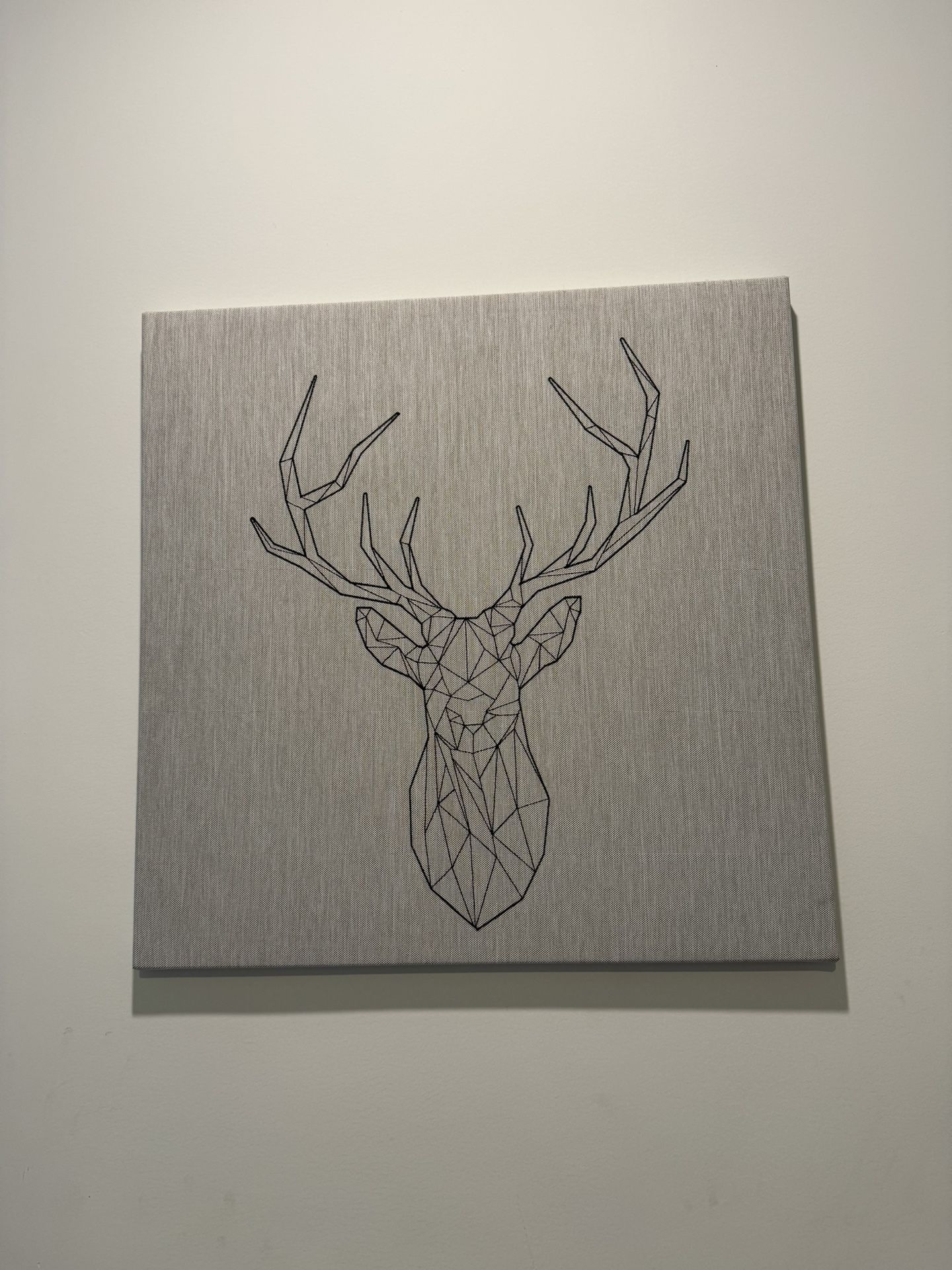 Buck/Stag Stitched Canvas Poster 