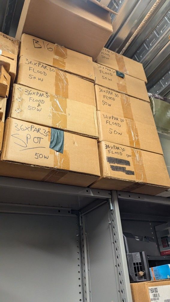 Seven Boxes Of Par 30 Flood Light 50watt