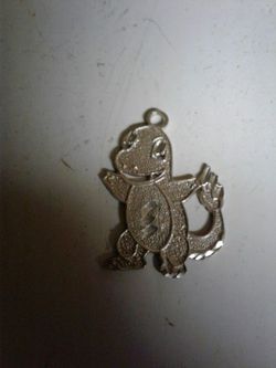 Sterling silver charmander charm