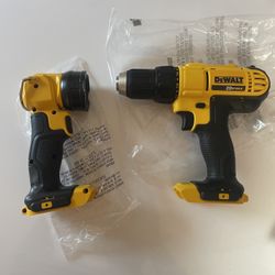 Dewalt 20volt Drill And Flashlight 