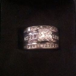 3 Carat Engagement Ring With Wedding Bands
