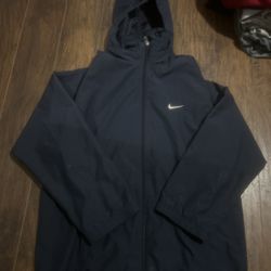navy Blue Wind Breaker