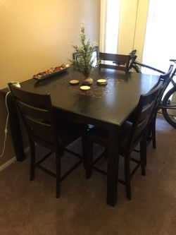 Mosaic table set. Dining table, coffee table and end table